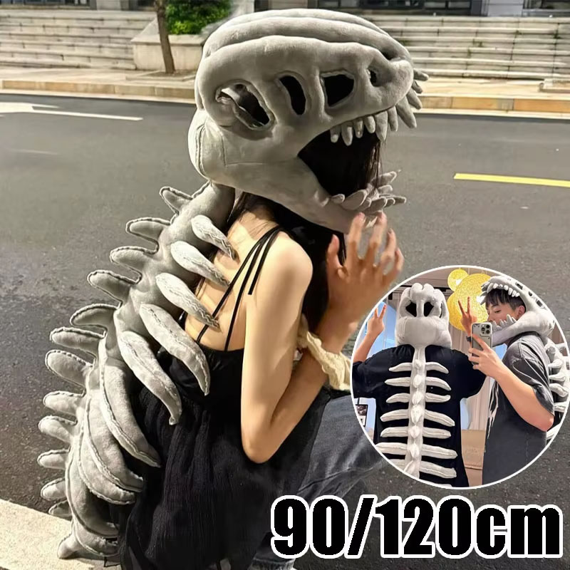 Dinosaur Skeleton Plush Hoodie - Party Games For Adults And Kids review and price